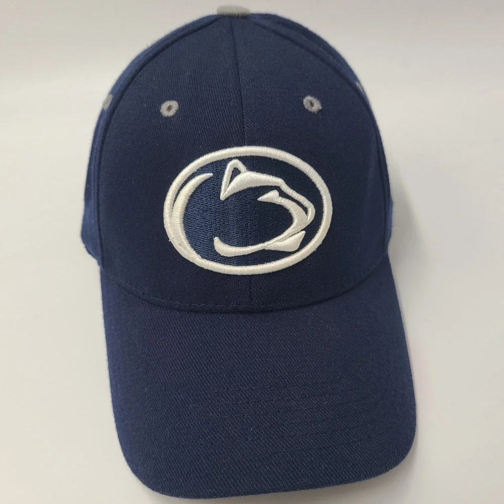 Penn State Nittany Lions Hat Fitted One Size Top of the World Blue NCAA Flex Men